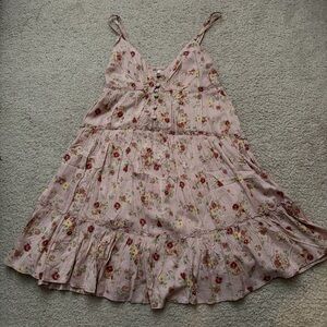 Aeropostale Pink Floral Mini Dress